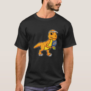Baby Tennis Sport Dinosaur For Boys Girls Tennis T-Shirt