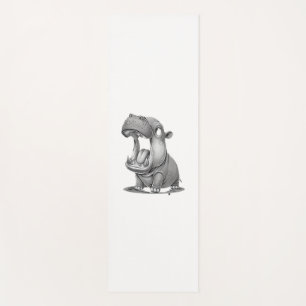 Baby Thailand Hippo Cute Moo Deng T-Shirt Yoga Mat