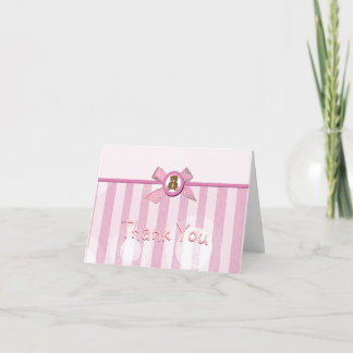 Baby thank you card