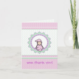 Baby Thank You Card - Easy to Customise