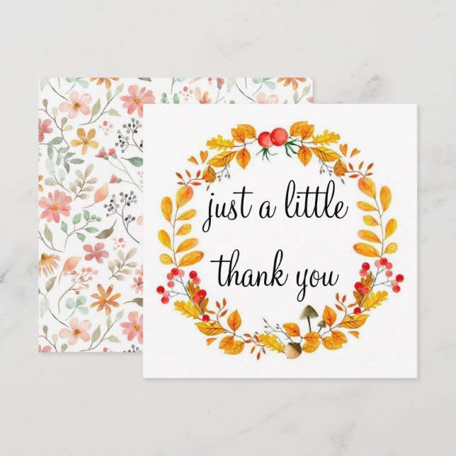 Baby Thank You Cards (Front/Back)