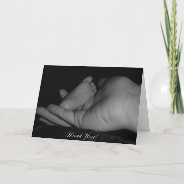 Baby Thank You! Thank You Card (Front)