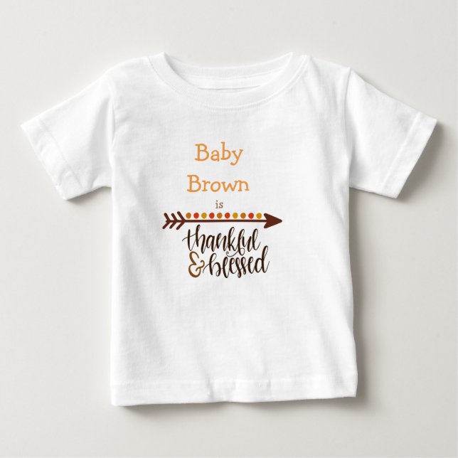 Baby Thanksgiving T-Shirt (Front)