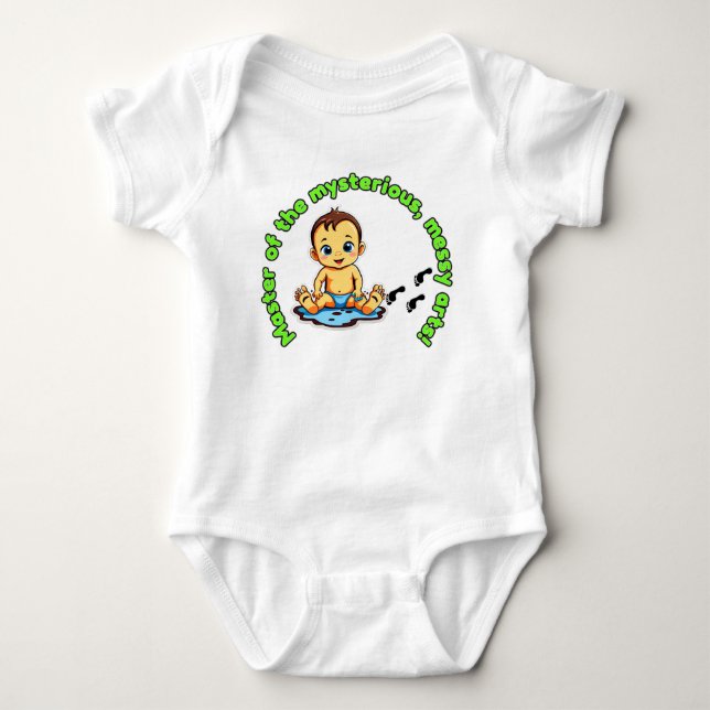 Baby themed T-shirt  Bodysuit (Front)
