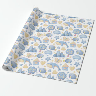 Baby themed wrapping paper
