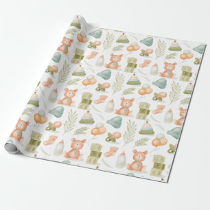 Baby themed wrapping paper