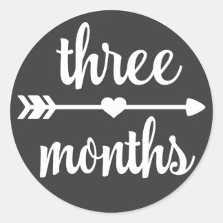 Baby Three Months Milestone Stickers