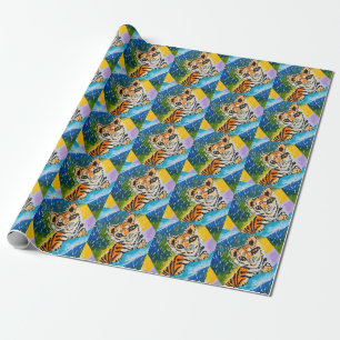 Baby Tiger "Art by Kids" Wrapping Paper