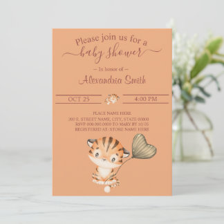 Baby Tiger | Baby Shower Invitation