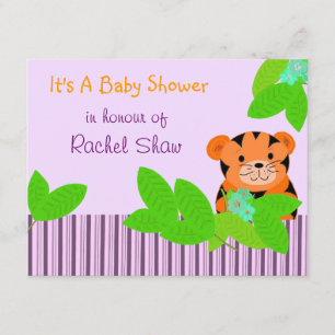 Baby Tiger Baby Shower Invitation