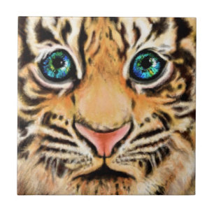 Baby Tiger Ceramic Tile