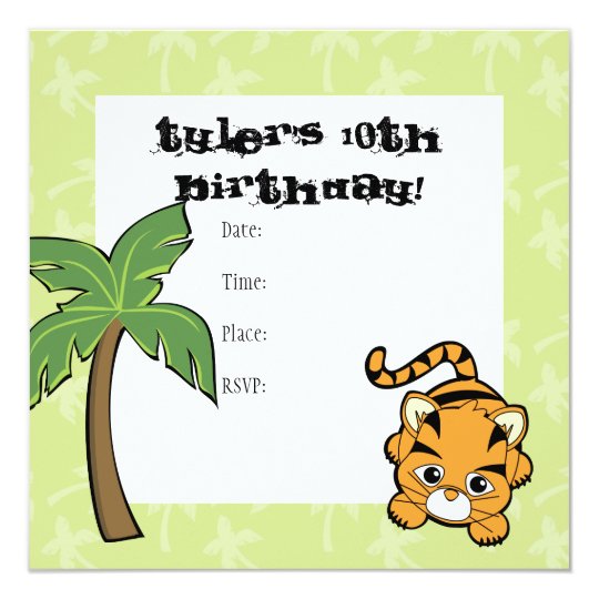 Baby Tiger Cutie Card