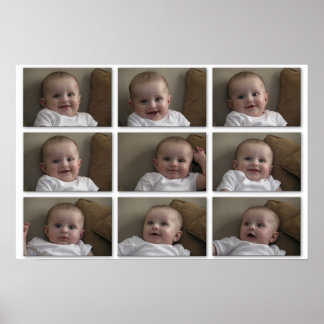 Baby Tiles Poster