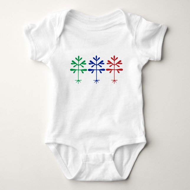 Baby/Toddler Bodysuit or Tee, Triple Sapling Theme (Front)