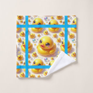 Baby & Toddler Rubber Ducky Bath Towel Set