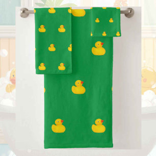 Baby & Toddler Rubber Ducky Bath Towel Set