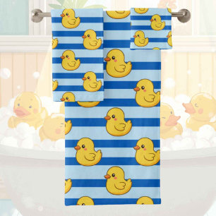 Baby & Toddler Rubber Ducky Bath Towel Set