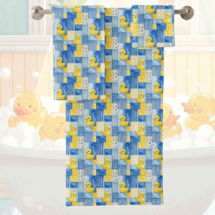 Baby & Toddler Rubber Ducky Bath Towel Set
