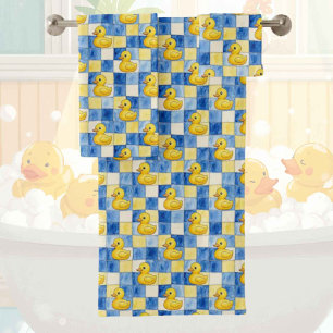 Baby & Toddler Rubber Ducky Bath Towel Set