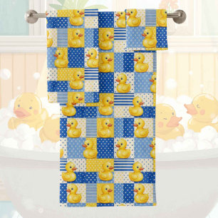 Baby & Toddler Rubber Ducky Bath Towel Set