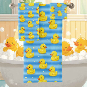 Baby & Toddler Rubber Ducky Bath Towel Set