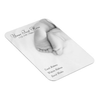 Baby Toes magnetic profile card Magnet