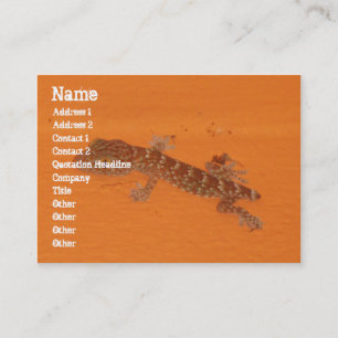 Baby Tokay Gecko Business Card