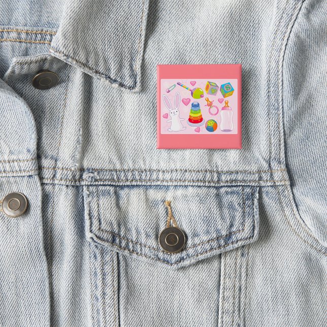 Baby Toys and Nursery Essentials  15 Cm Square Badge (Creator Uploaded)