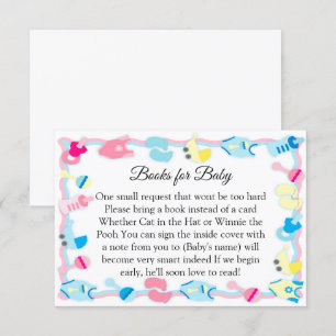 Baby Toys Baby Shower Books For Baby Invitation