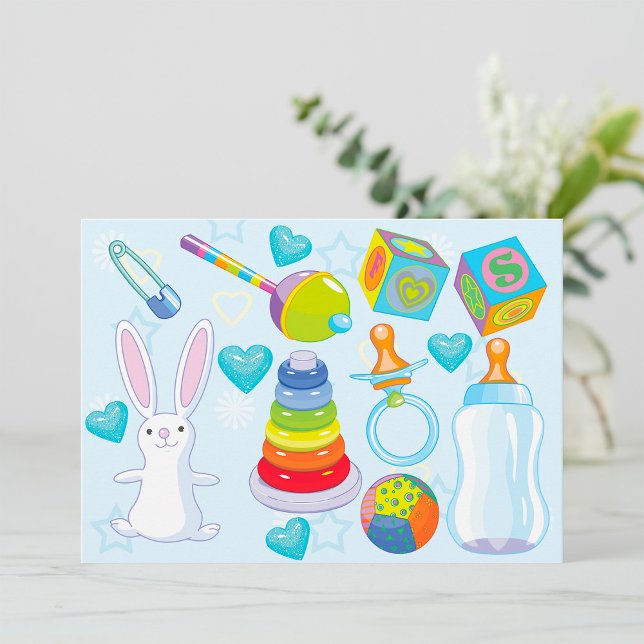 Baby Toys Invitations (Creator Uploaded)