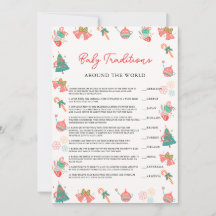 Baby traditions around the world Baby Shower Card