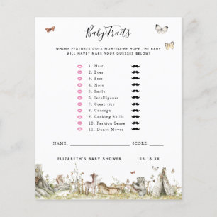 Baby Traits   Baby Shower Game