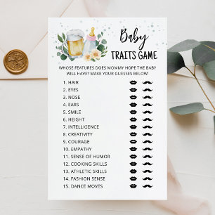 Baby traits Game Baby Is Brewing party Pink design