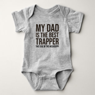 Baby Trapping Jersey Bodysuit Shirt from Dad