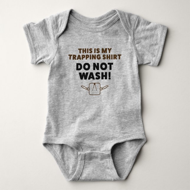 Baby Trapping Trapper Jersey Bodysuit Shirt (Front)