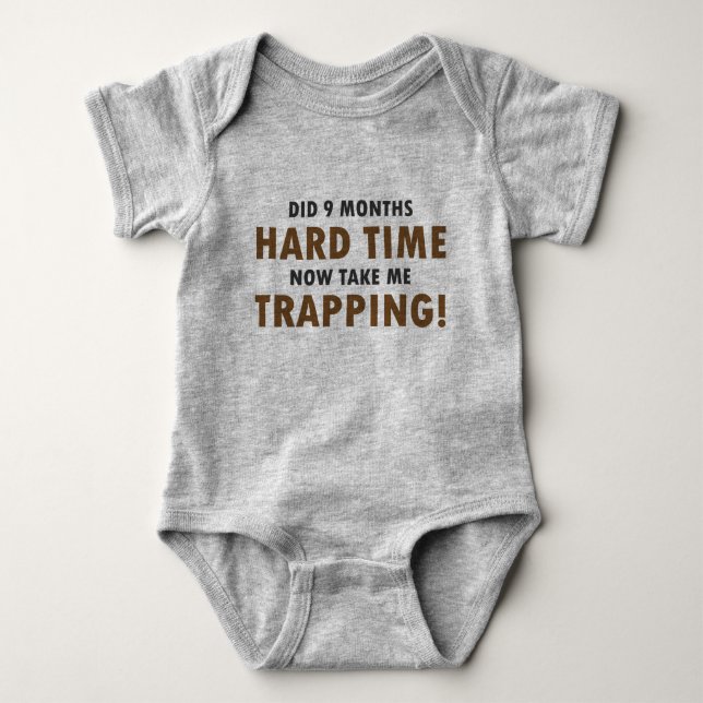 Baby Trapping Trapper Jersey Bodysuit Shirt (Front)