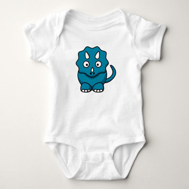 Baby Triceratops Bodysuit (Front)