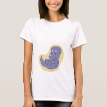 Baby Triceratops Maternity Shirt