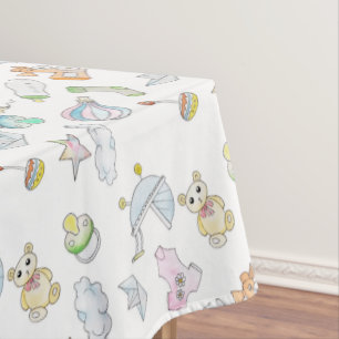 Baby Trinkets Tablecloth