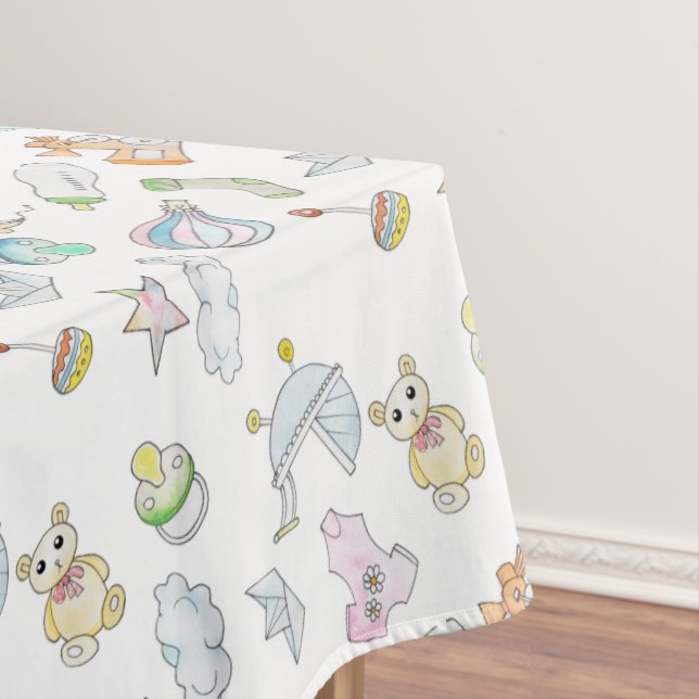 Baby Trinkets Tablecloth (In Situ)