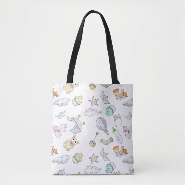 Baby Trinkets Tote Bag (Front)