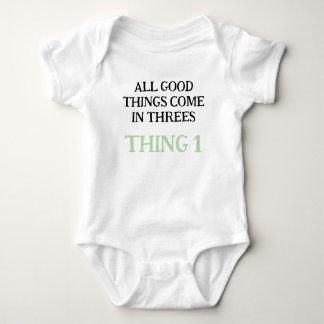Baby Triplets, Funny Triplets Gift Idea, Neutral  Bodysuit