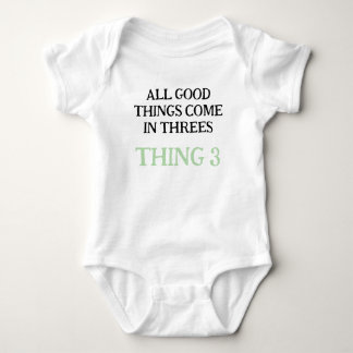Baby Triplets, Funny Triplets Gift Idea, Neutral Bodysuit
