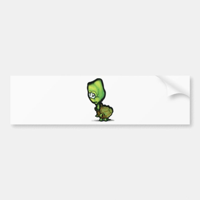 Baby Turtle Bumper Sticker (Front)