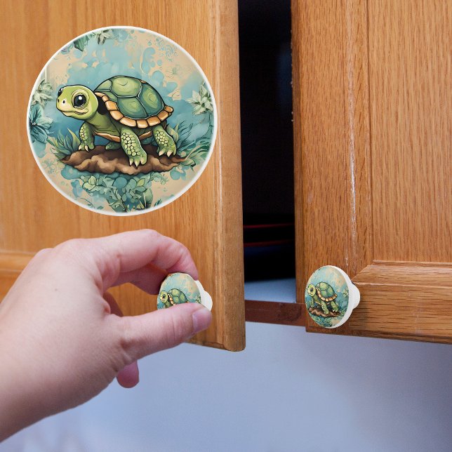 Baby Turtle Ceramic Knob (Creator Uploaded)