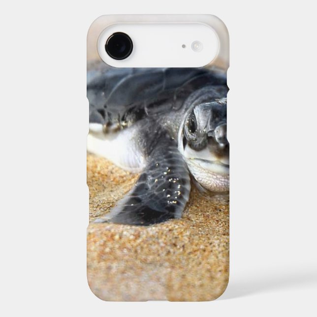 baby-turtle. iphone case (Back)