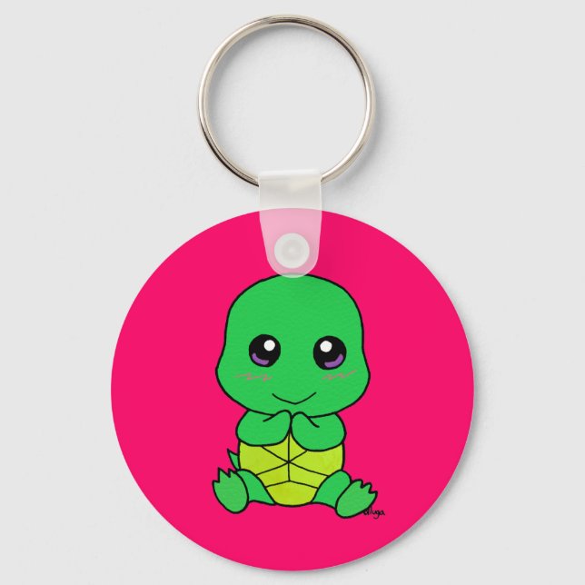 Baby turtle key ring (Front)