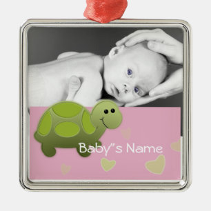 Baby Turtle/Photo Metal Tree Decoration