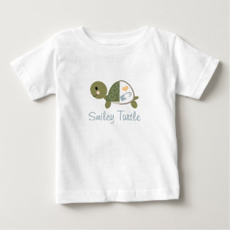 Baby Turtle T-shirt Blue Diaper Pin
