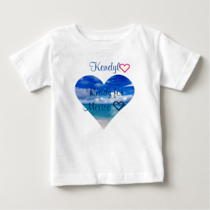 Baby Tutu Body Suit Ocean Heart T-Shirt